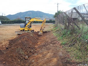 山鹿市　法面整形